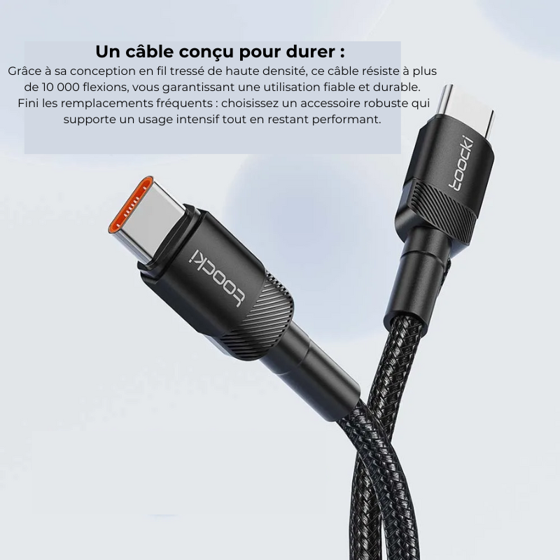 Câble USB-C à USB-C Charge Rapide